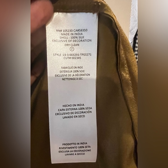 Joie Silk Valentina Camisole with Sequins Color Bronze NWT - Picture 6 of 6